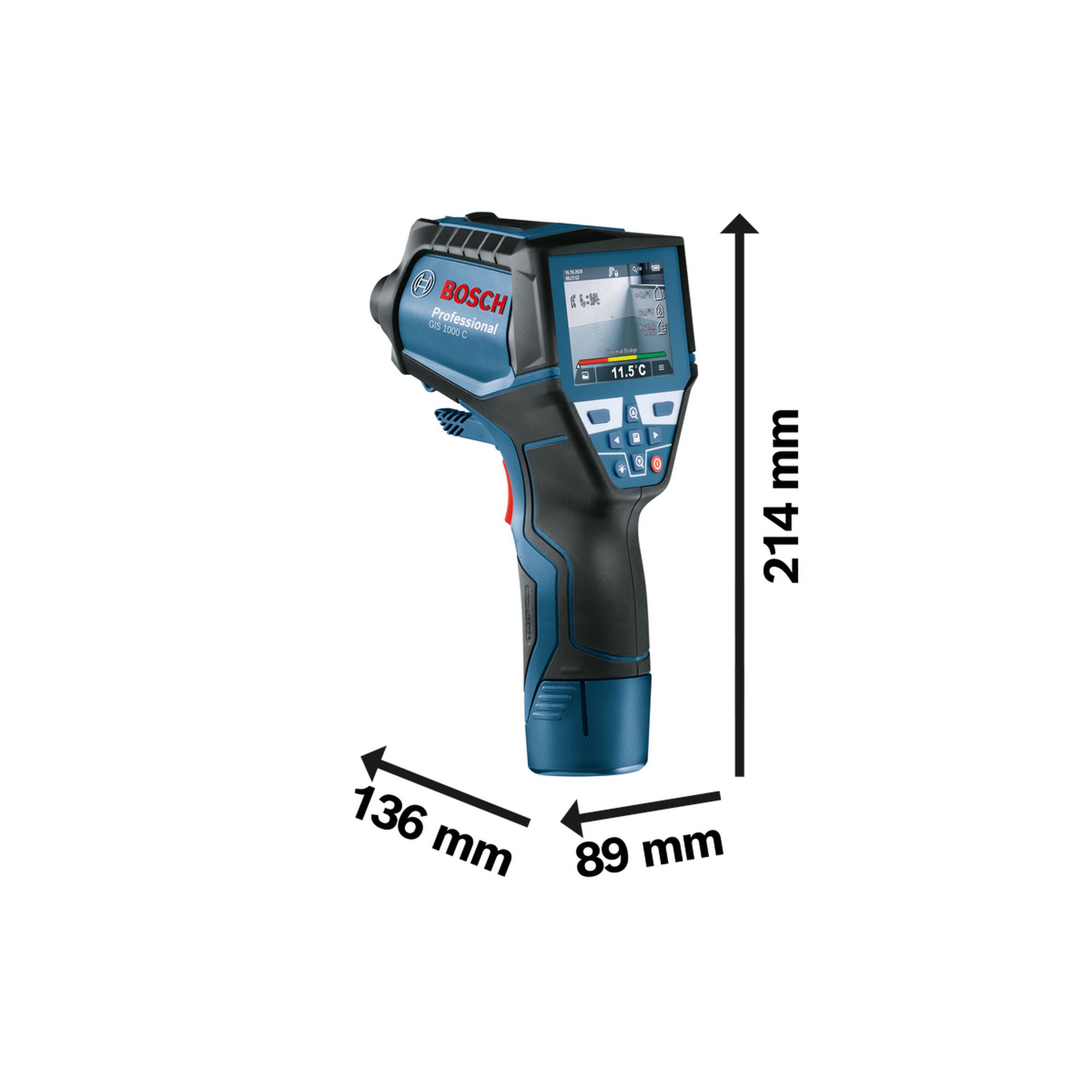 Temperaturmessgerät 'Professional GIS 1000 C' mit USB-Kabel