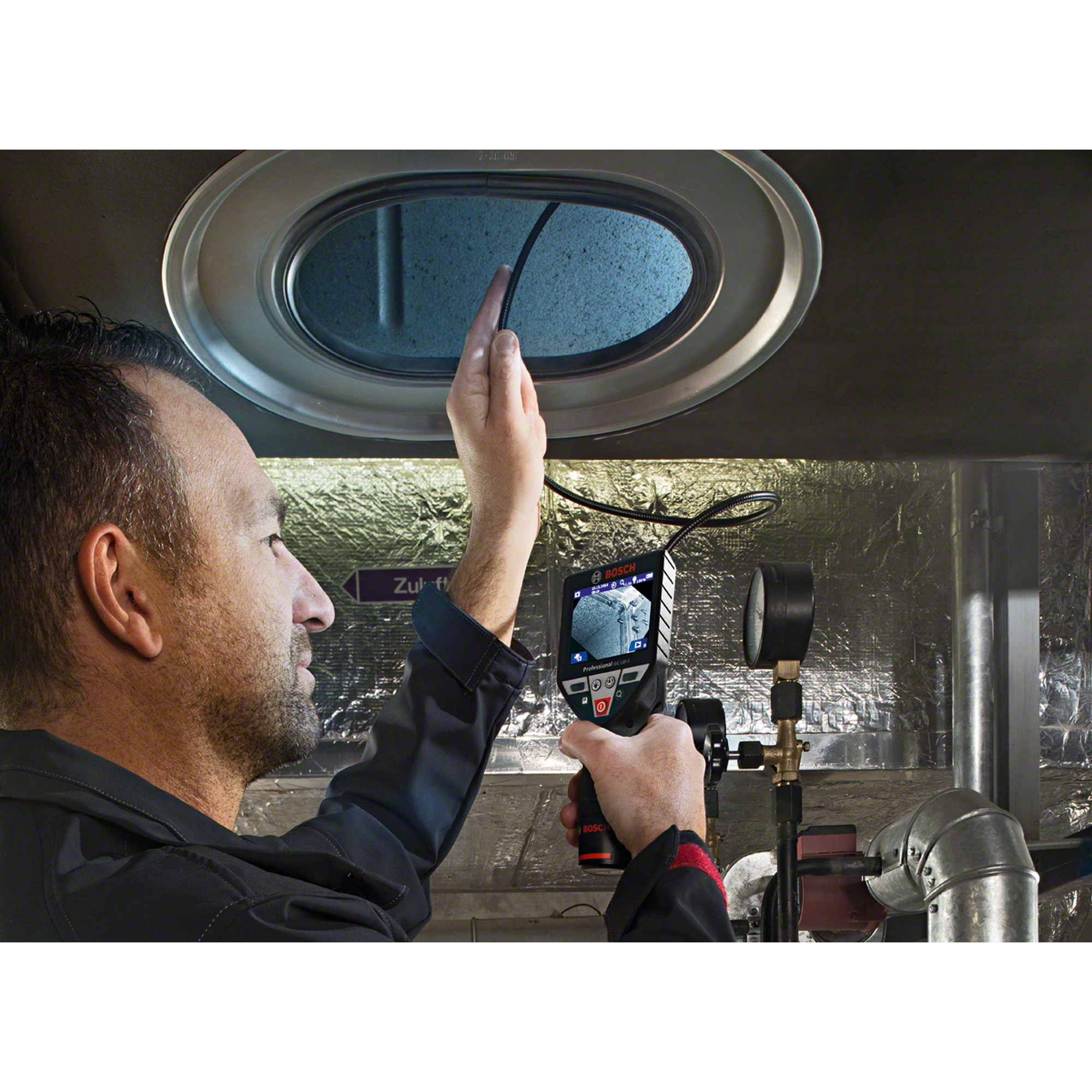 Akku-Inspektionskamera 'GIC 120 C Professional' inklusive L-BOXX + product picture
