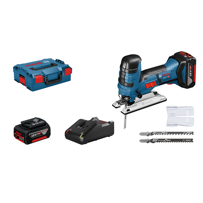 Bild von Akku-Stichsäge 'Professional GST 18 V-LI S' 18 V in L-BOXX mit 2 Akkus und Ladegerät