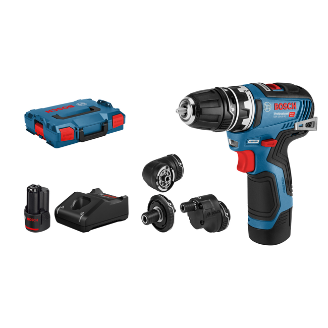 Bild von Akku-Bohrschrauber 'GSR 12V-35 FC Professional' 2 x 3,0 Ah Akku, in L-BOXX