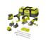 Ryobi Kombo-Set mit Bohrschrauber, Stichsäge, Schleifer und Winkelschleifer