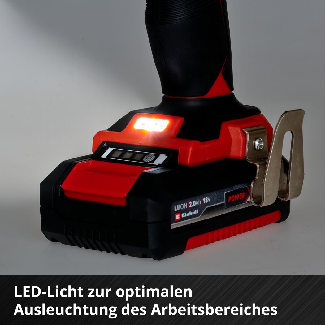 Akku-Bohrschrauber mit LED-Licht