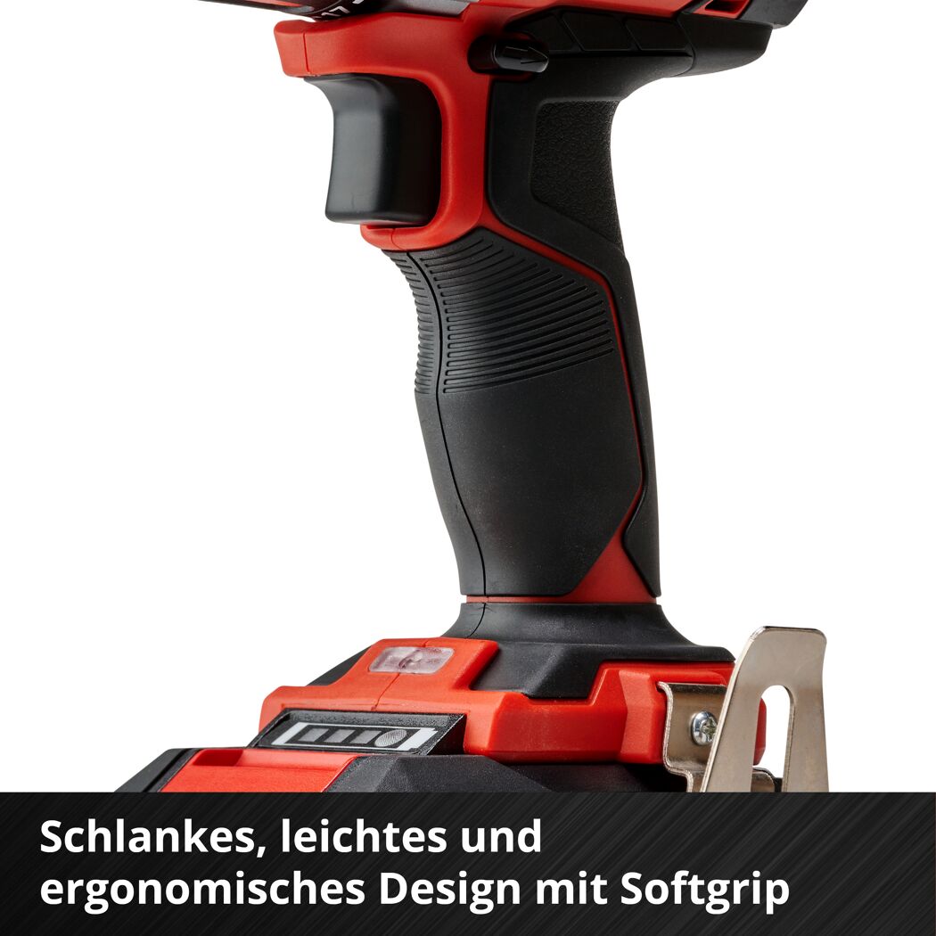 Griff eines Akku-Schlagbohrschraubers