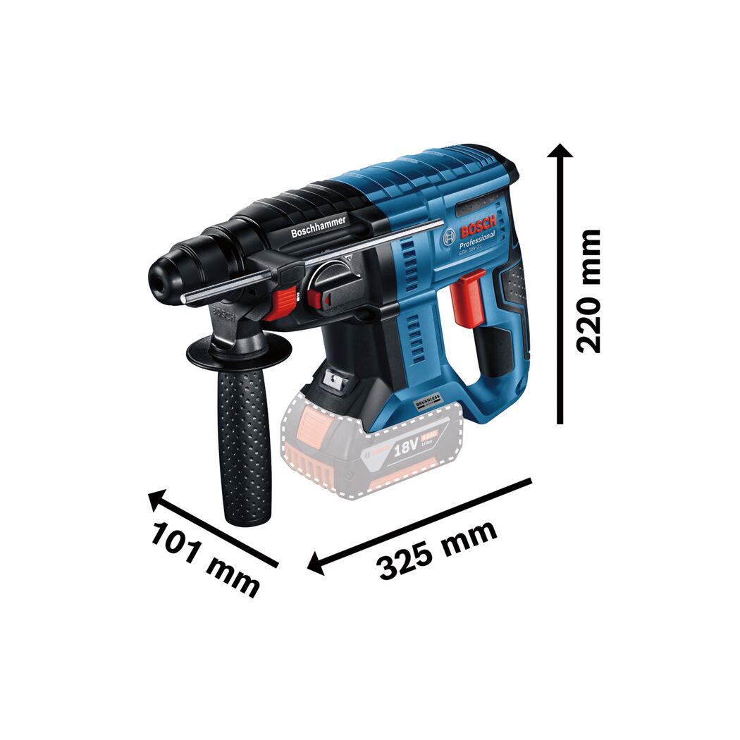 Bosch Akku-Bohrhammer GBH 18V-21