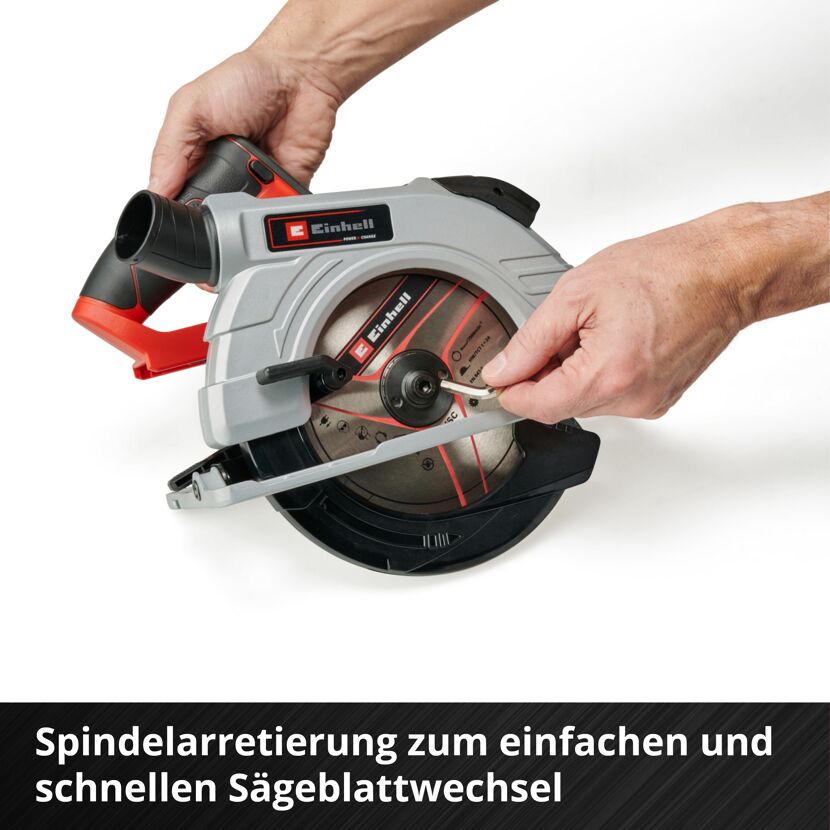 Einhell Akku-Handkreissäge: Sägeblattwechsel