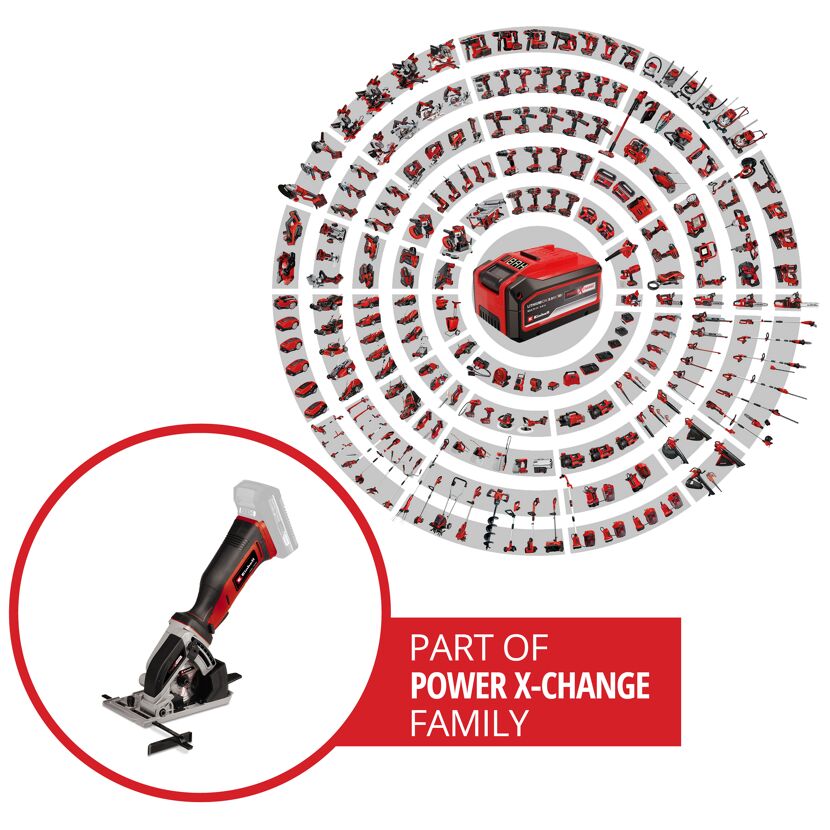 Einhell Akku-Minihandkreissäge TE-CS 18 Li-Solo