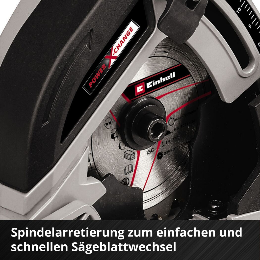 Akku-Handkreissäge 'TE-CS 18/89 Li - Solo' 18 V ohne Akku, Ø 89 mm