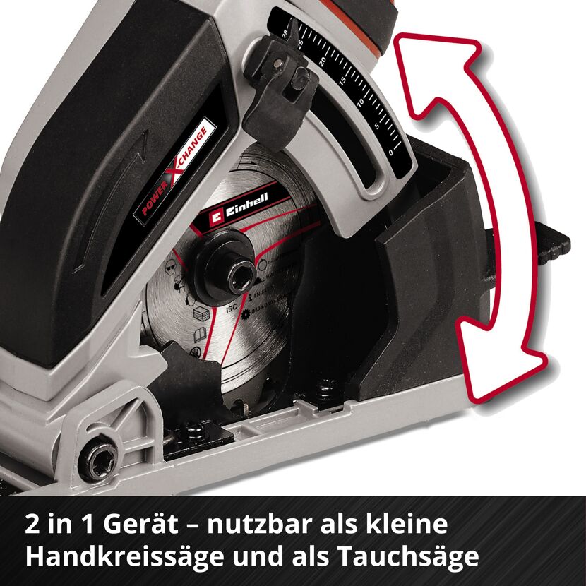 Einhell Akku-Minihandkreissäge TE-CS 18 Li-Solo