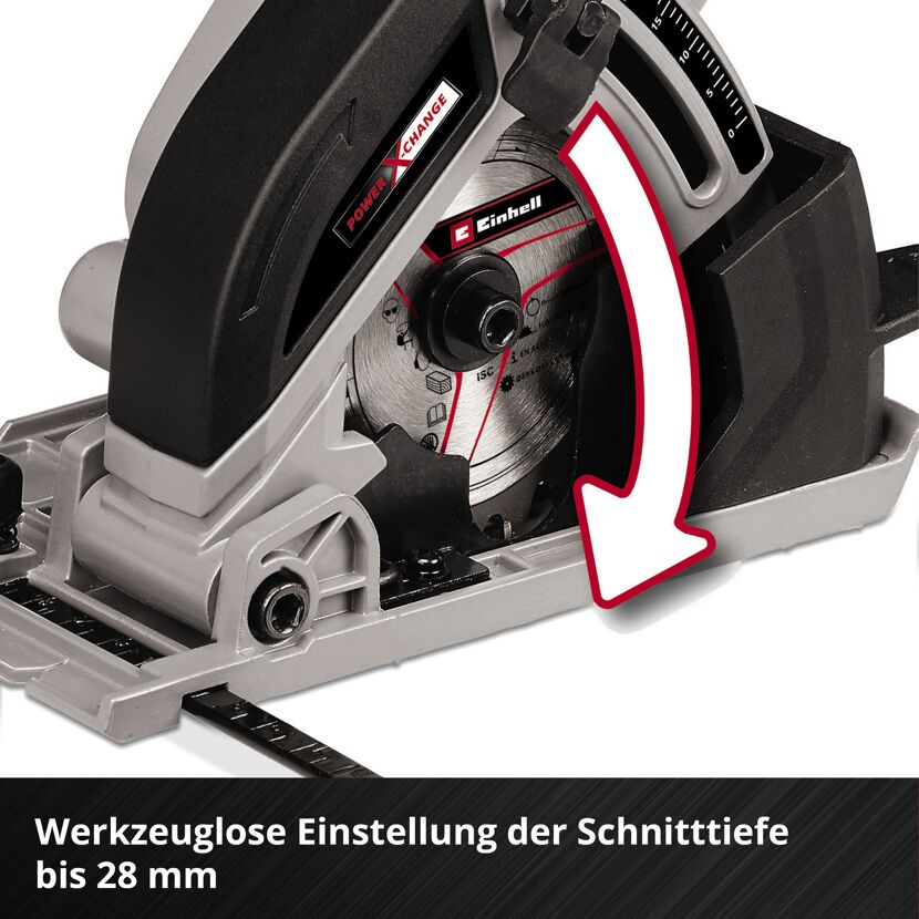 Einhell Akku-Minihandkreissäge TE-CS 18 Li-Solo