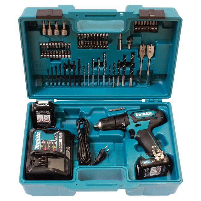 Bild von Akku-Schlagbohrschrauber-Set 'HP333DSAX1' 12 V, 78-teilig