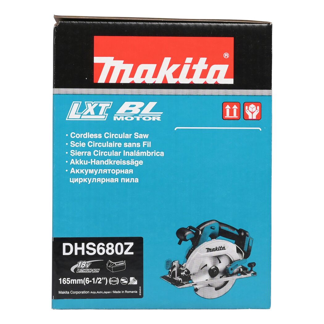 Makita Akku-Handkreissäge DHS680Z im Karton