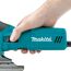 Hand hält eine Makita Stichsäge