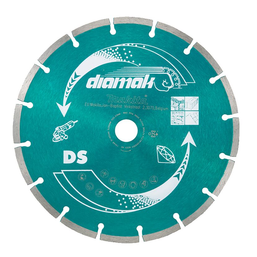 Diamant-Trennscheibe von Diamak, 230 mm Durchmesser