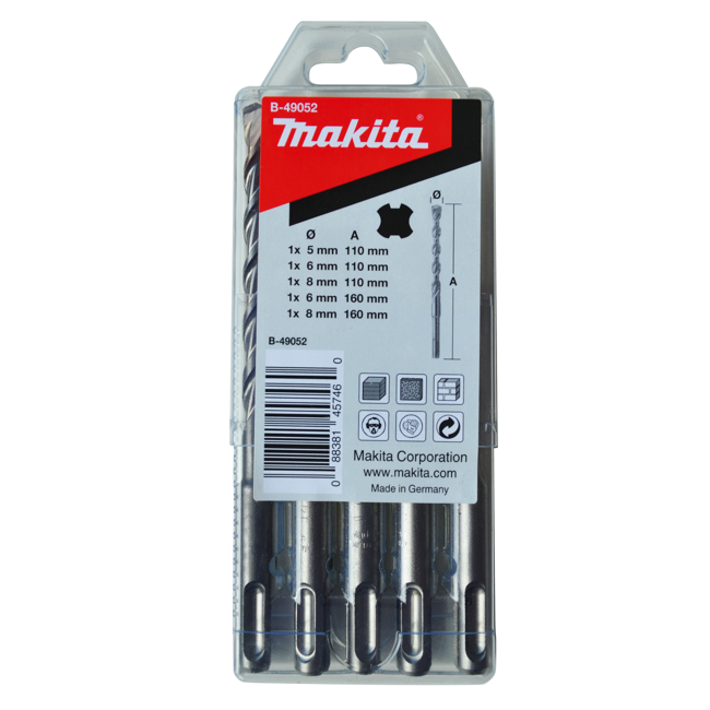 Bild von Bohrer-Set 'B-49052' Ø 5/6/8 mm, 5-teilig