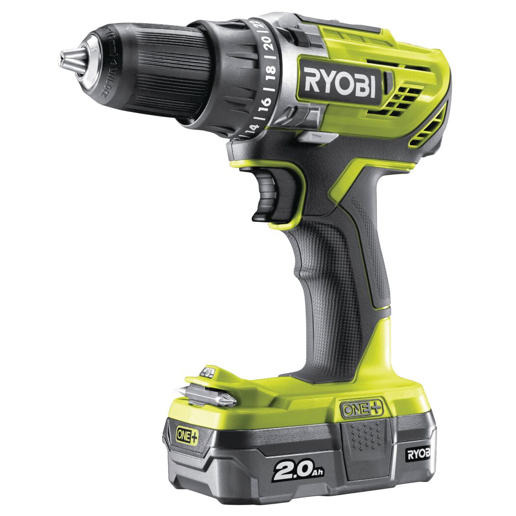 RYOBI Akku-Bohrschrauber mit 2,0 Ah Akku