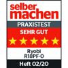 Ryobi R18PF-0, Praxistest Sehr Gut