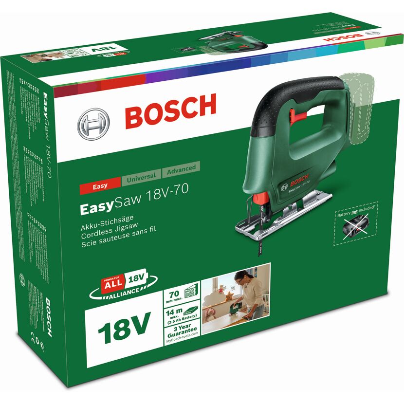 Bosch Akku-Stichsäge EasySaw 18V-70
