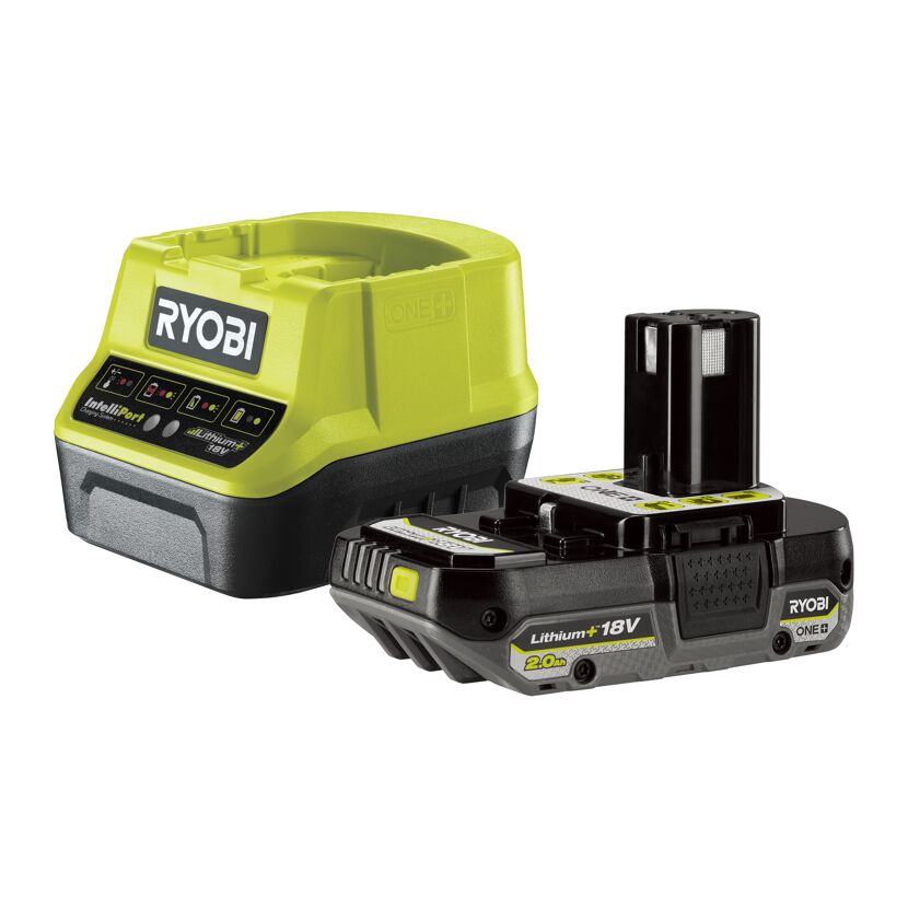 Ryobi Ladegerät und 18V Lithium+ Akku