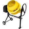 Gelber Betonmischer GBM 130 von Güde