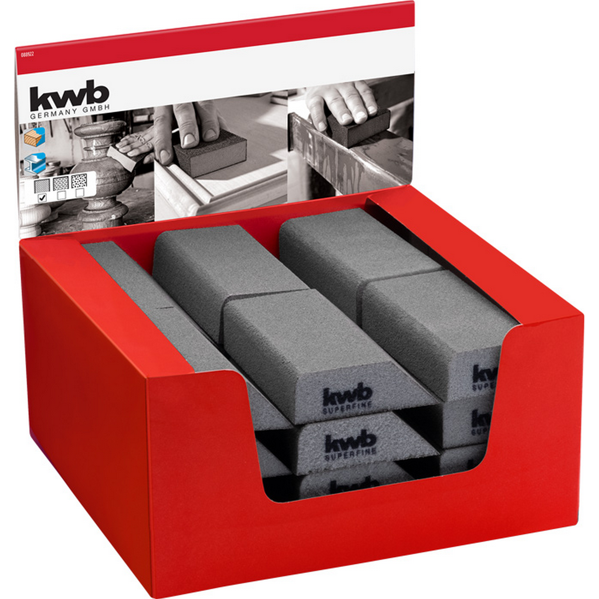 Schleifschwamm 70 x 100 mm sehr fein 24 Stück