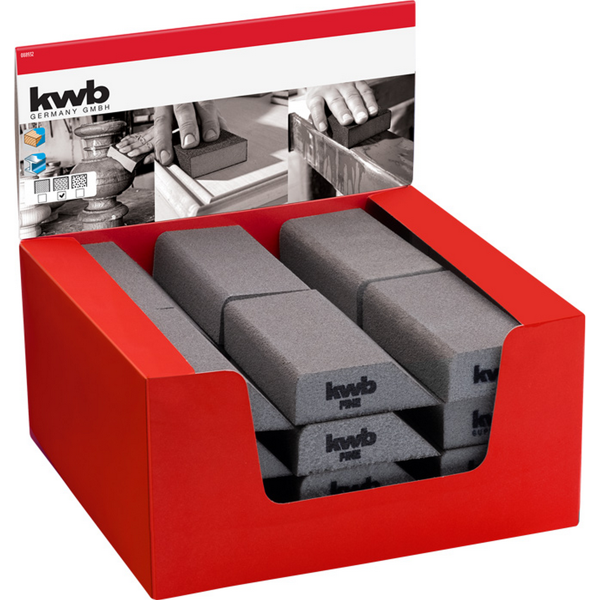 Schleifschwamm 70 x 100 mm fein 24 Stück