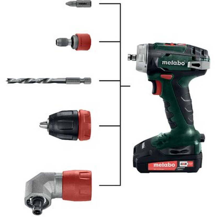 Metabo Akku-Bohrschrauber mit Zubehör