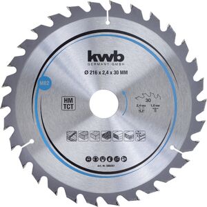 Kreissägeblatt Hartmetall TC 30 Zähne Ø 216 x 30 mm