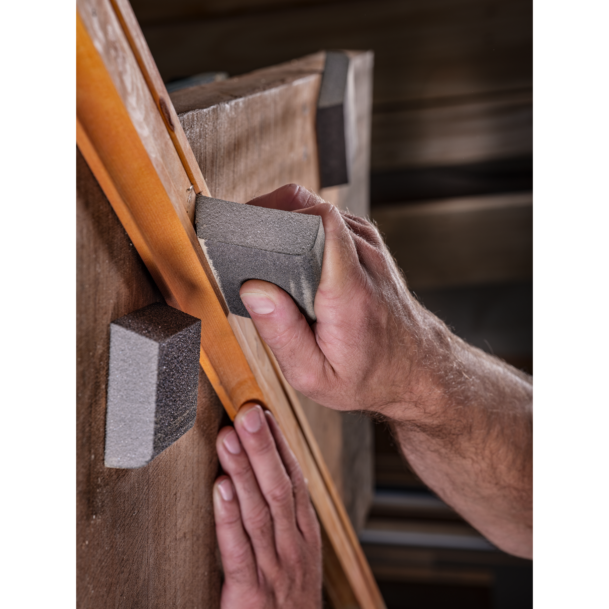 Schleifsschwamm fein 10 x 7 x 2,6 cm