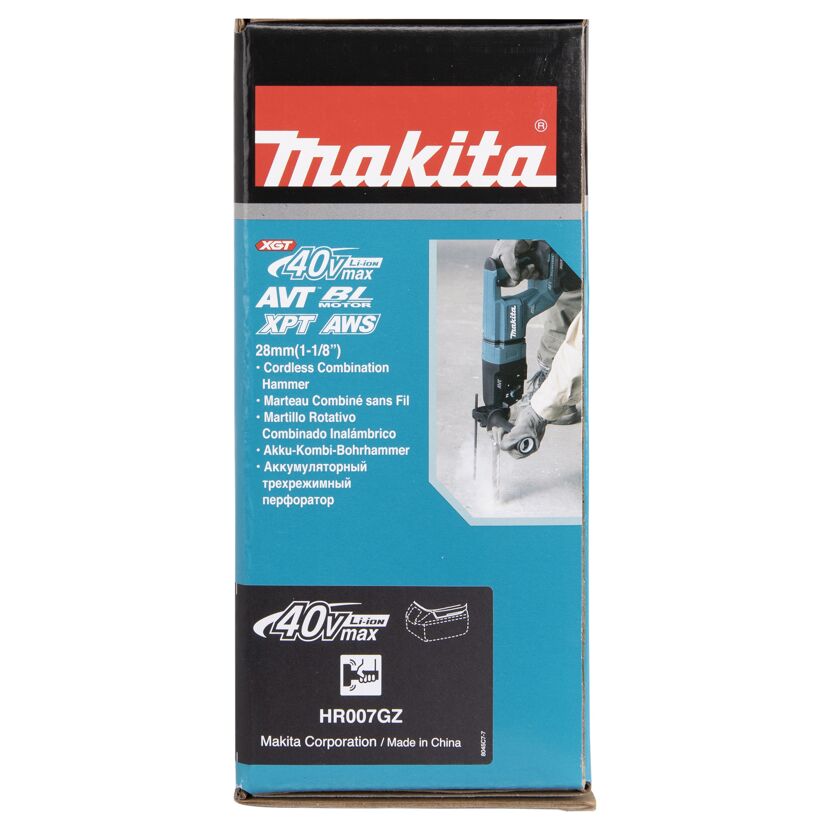 Makita Akku-Kombihammer HR007GZ im Karton