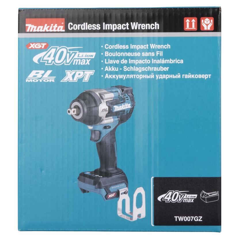 Makita Akku-Schlagschrauber TW007GZ in der Verpackung