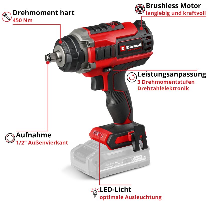 Einhell Akku-Schlagschrauber IMPAXXO