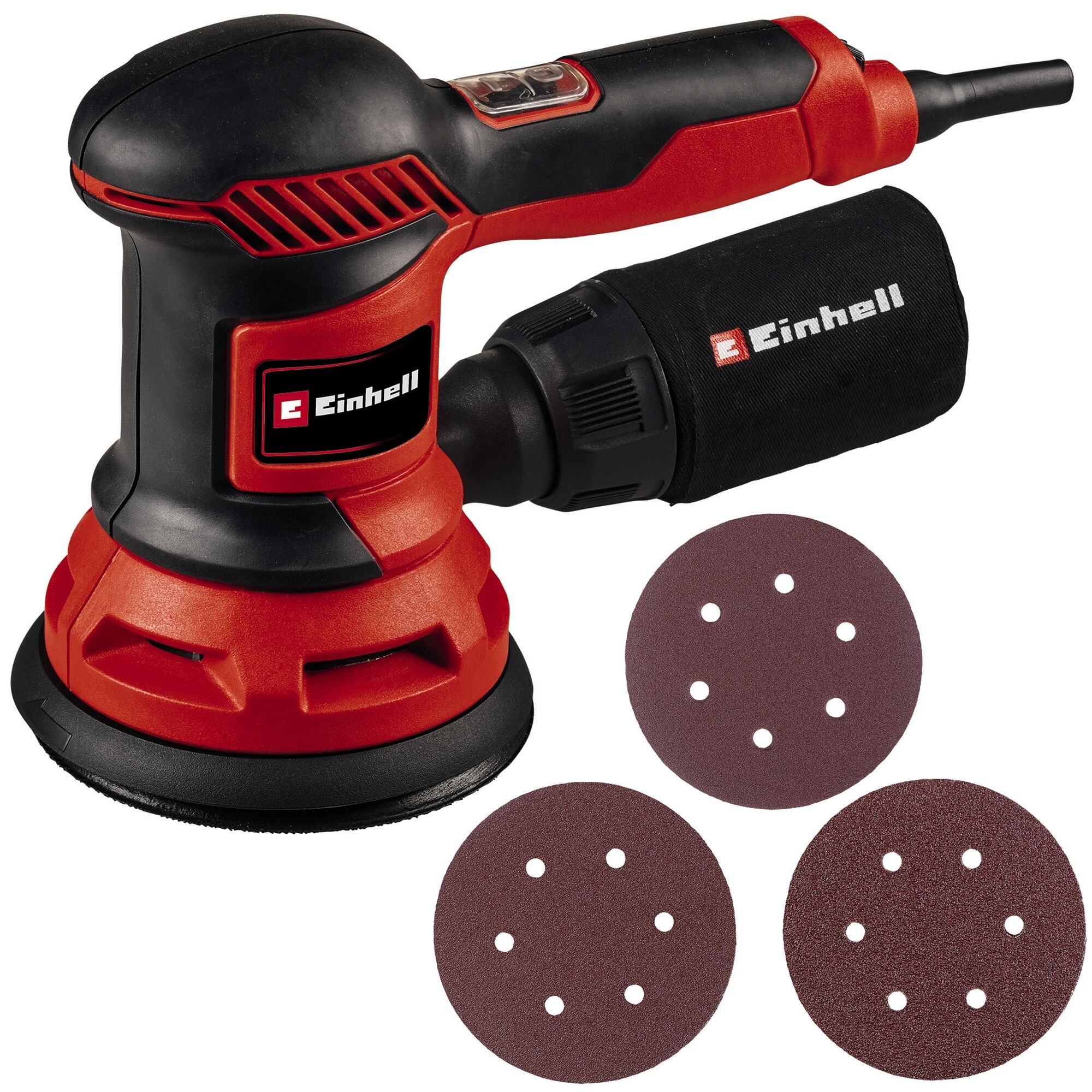 Einhell Exzenterschleifer TC-RS 425 E mit Schleifpapier