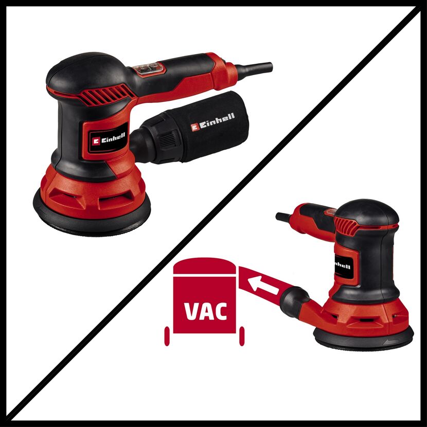 Einhell Exzenterschleifer TC-RS 425 E mit und ohne Staubsaugeranschluss