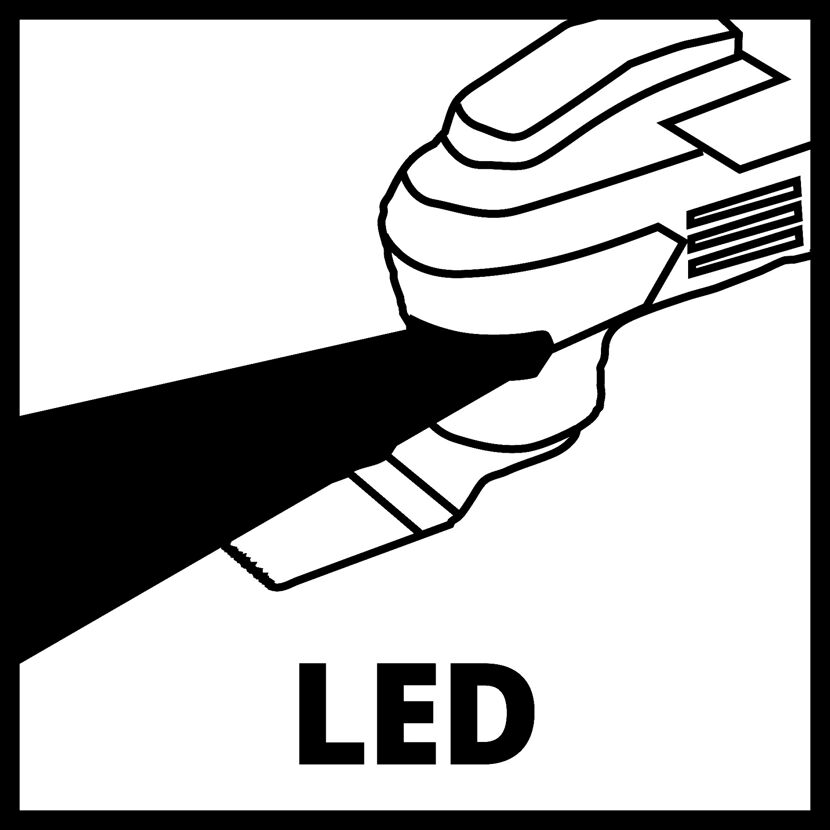 LED-Leuchte am Multitool