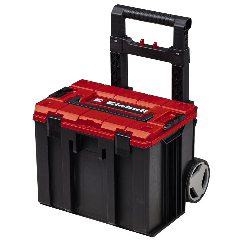 Einhell Werkzeugkoffer mit Rollen und Griff