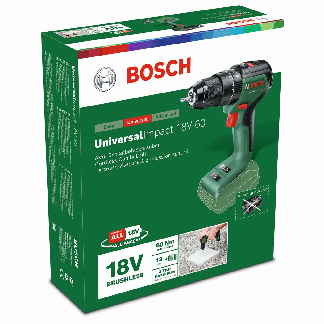 Bosch Akku-Schlagbohrschrauber UniversalImpact 18V-60