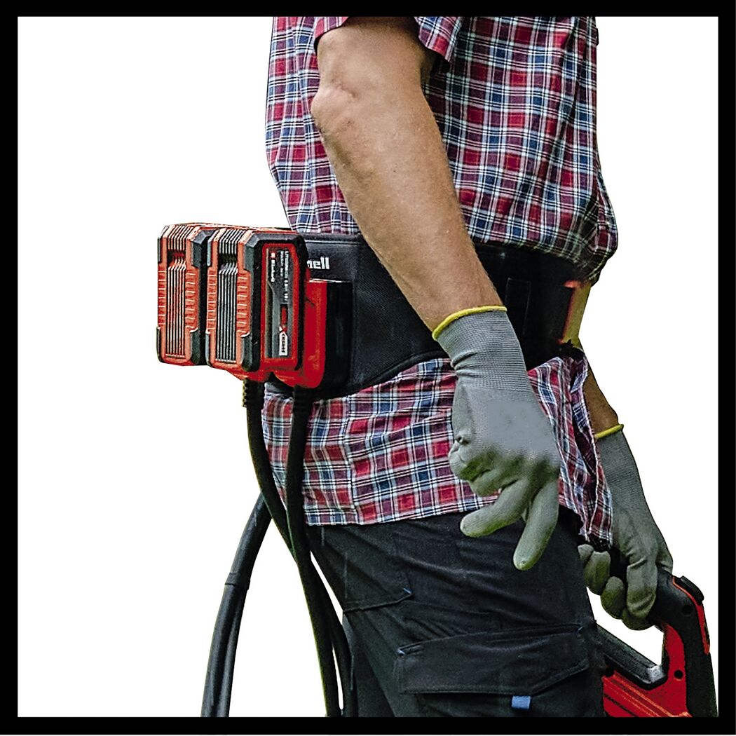 Person mit Akku-Gürtel GE-PB 36/18 Li
