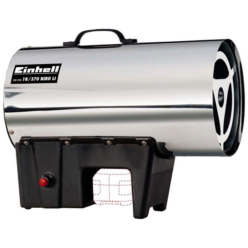 Einhell Heißluftgebläse GE-HG 18/370 Niro LI