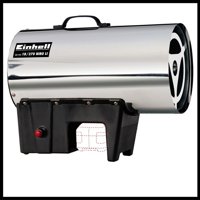 Einhell Heißluftgebläse GE-HG 18/370 Niro LI