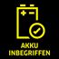 Akku inklusive Symbol