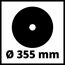 Metalltrennscheibe 355 mm Durchmesser