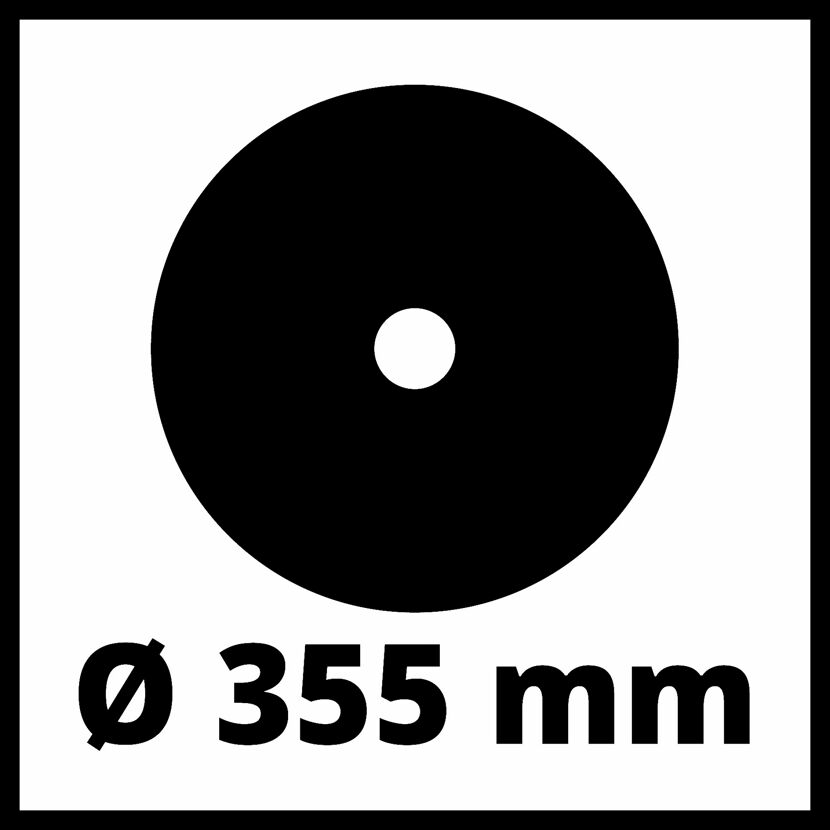 Metalltrennscheibe 355 mm Durchmesser