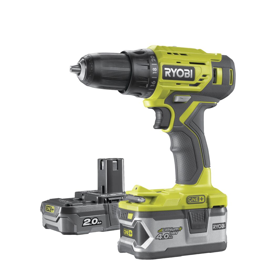 RYOBI Akku-Bohrschrauber mit zwei Akkus