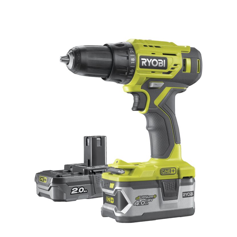 RYOBI Akku-Bohrschrauber mit zwei Akkus