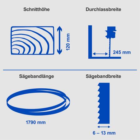 6. Bild von Bandsäge 'HBS261' 550 W