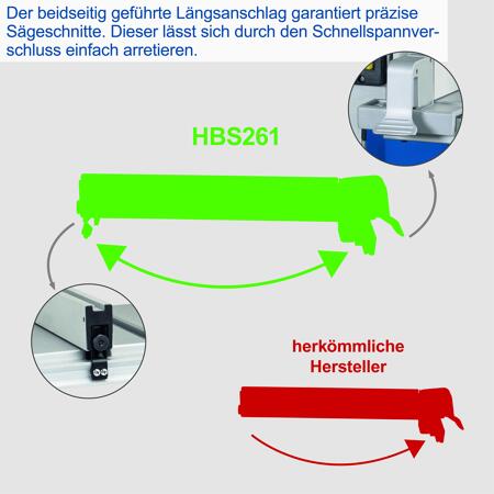 8. Bild von Bandsäge 'HBS261' 550 W
