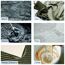 Collage mit Beton, Gips, Mörtel, Putz, Fliesenkleber und Farbe