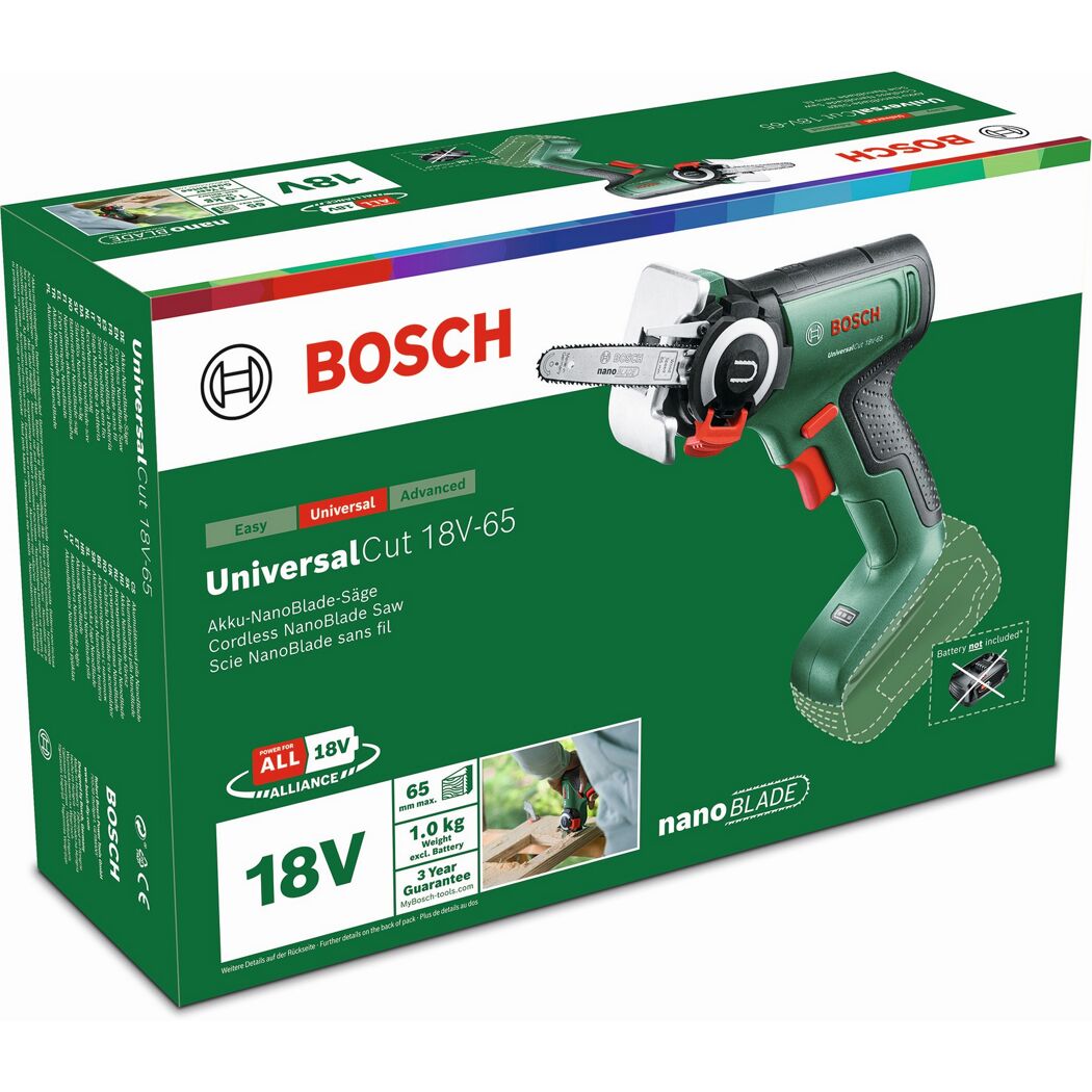 Akku-Säge 'Universalcut 18V-65' NanoBlade 18 V, ohne Akku