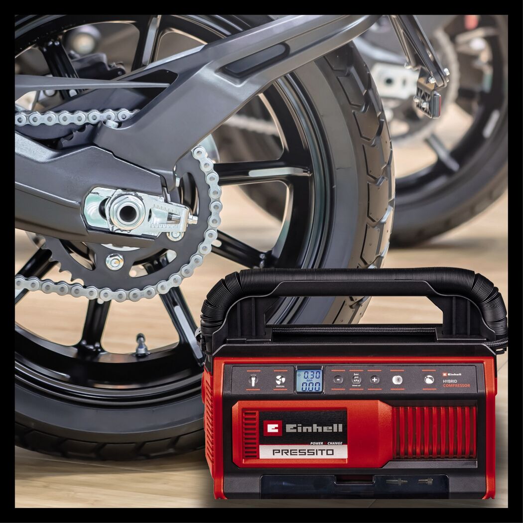 Hybrid-Kompressor 'Pressito 18/25 Hybrid' 11 bar ohne Akku, Power X-Change