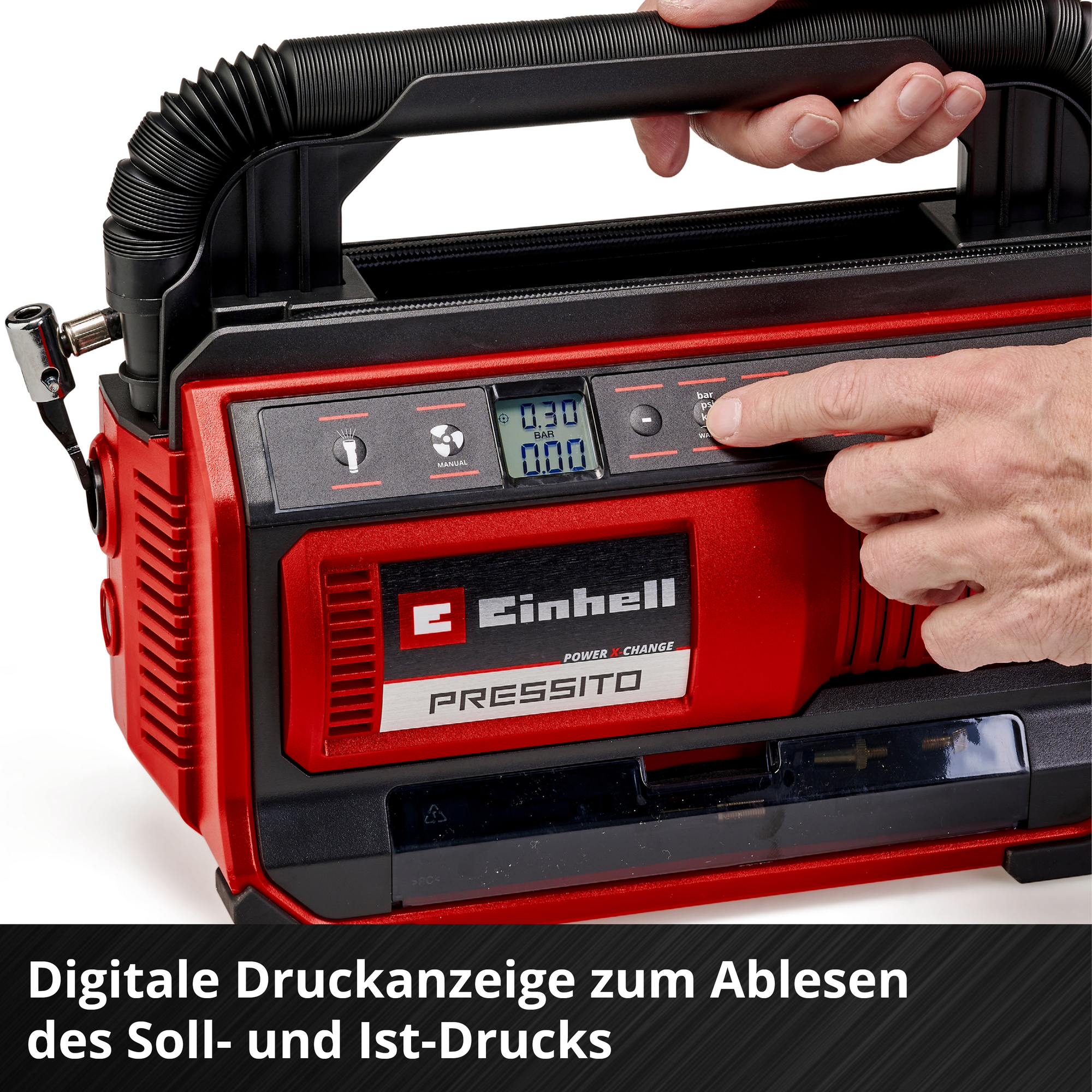 Hybrid-Kompressor 'Pressito 18/25 Hybrid' 11 bar ohne Akku, Power X-Change
